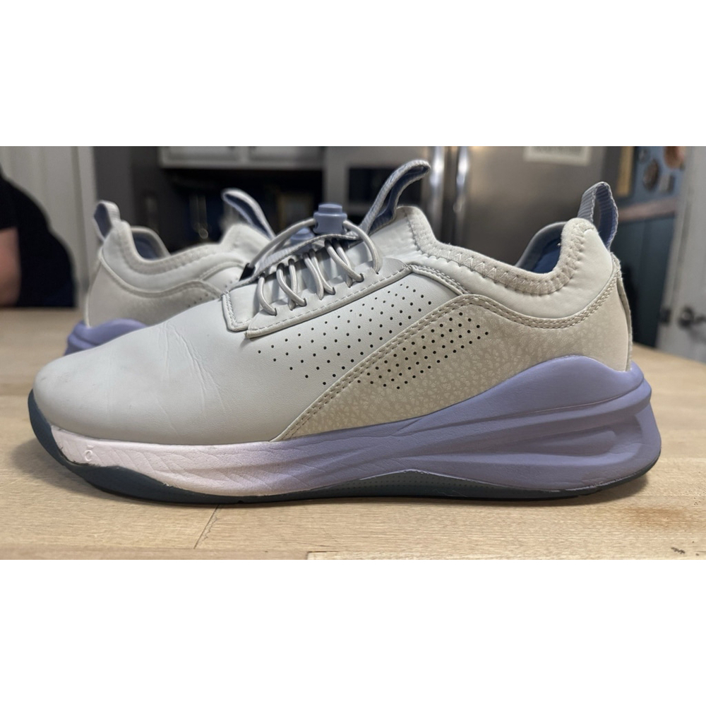 Clove Comfort Gray Purple Leather Nursing Shoes Size 8.5 Sneaker Athletic - Picture 4 of 7